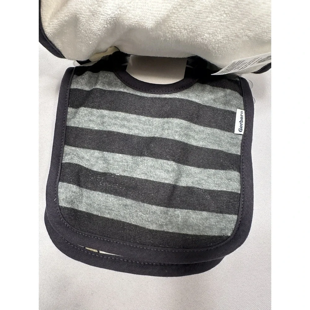 gerber 3 pack camping bibs 0-6 months