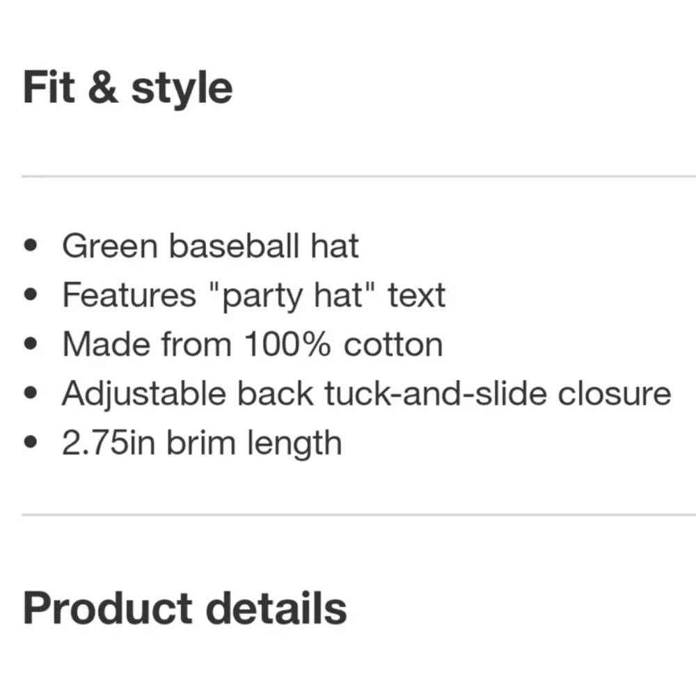 Kate Spade Green Party Hat