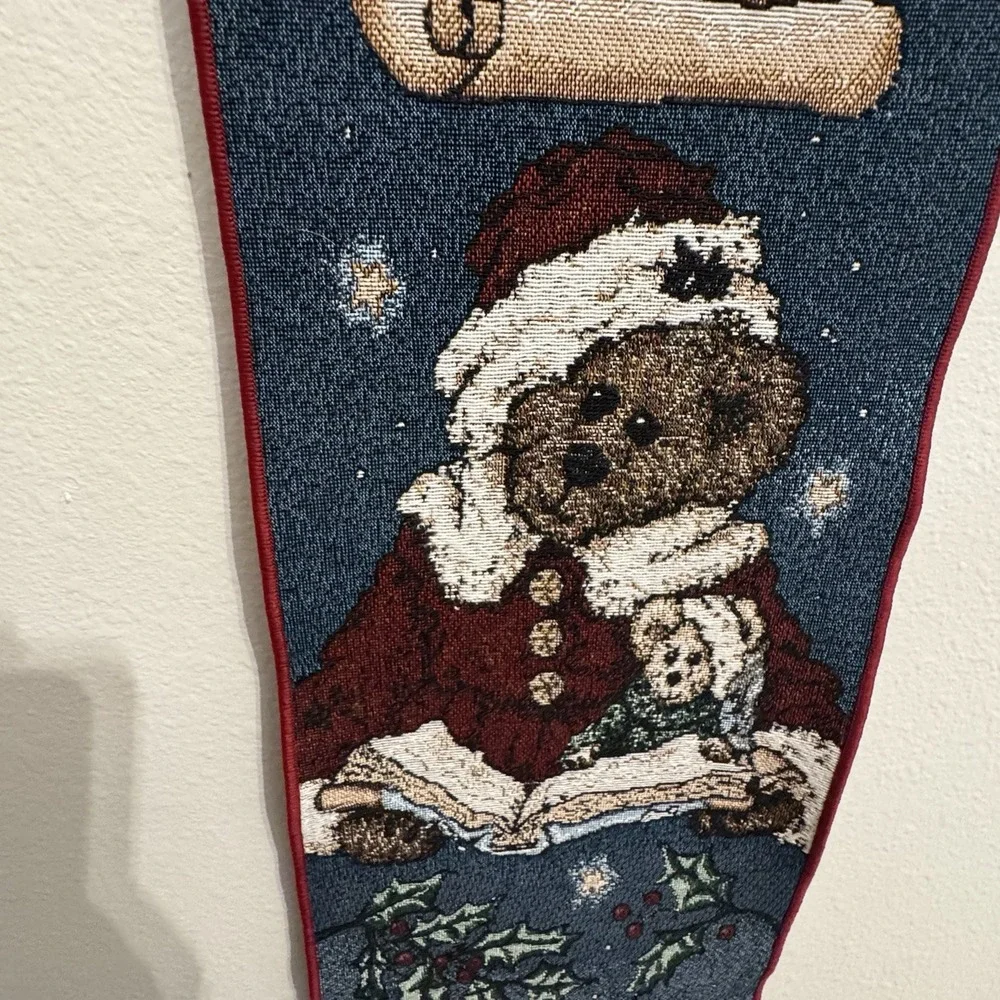 Boyds Bear Twas Night Before Christmas Bell Pull Wall‎ Hanging Door Decor