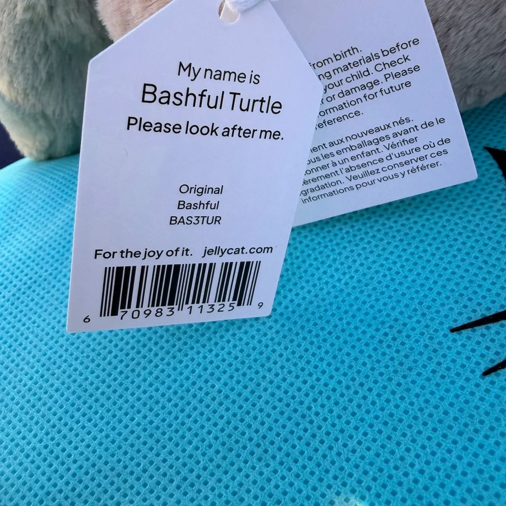 Jellycat ORIGINAL BASHFUL TURTLE - Medium 11