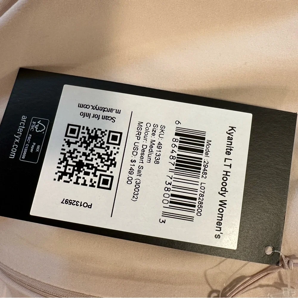 Arcteryx cozy arc