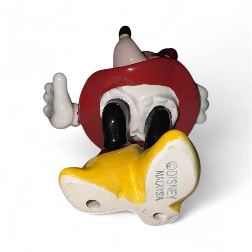 Disney Minnie Mouse Ceramic Figurine - Red and Yellow