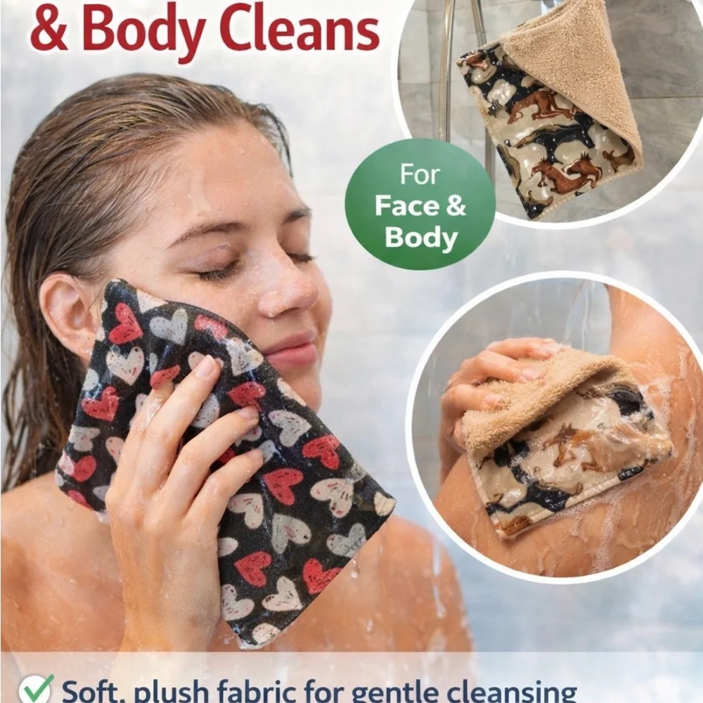 NEW! Shamrock Print Softy Cloth