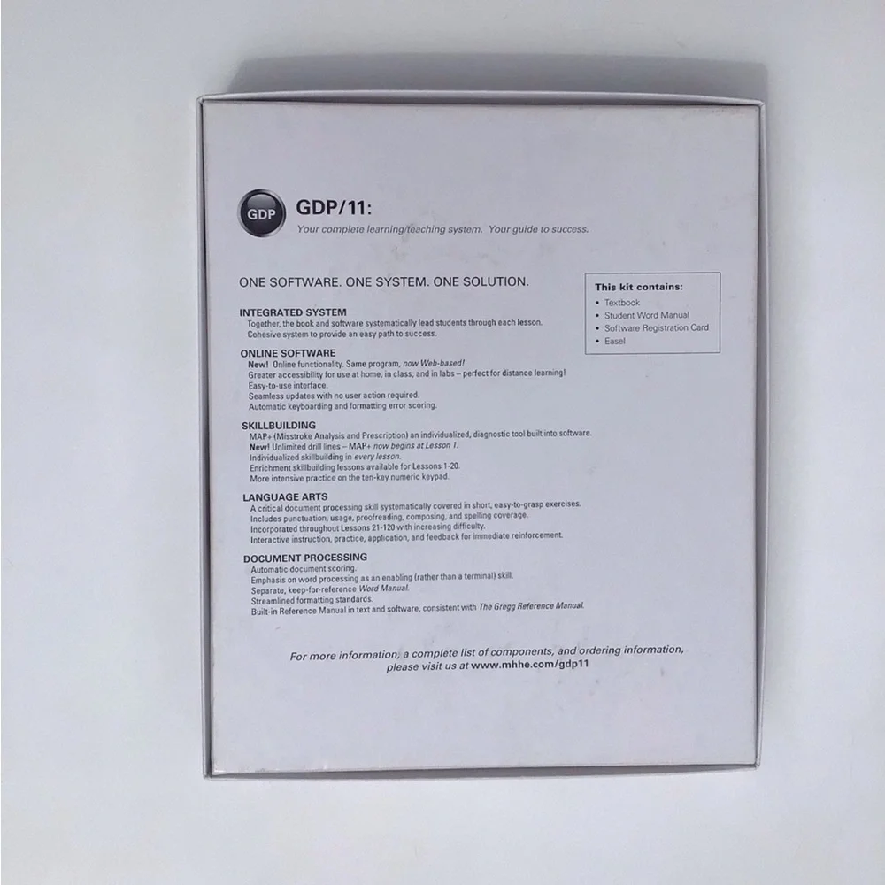 GREGG COLLEGE KEYBOARDING & DOCUMENT PROCESSING, GDP + By Ober Scot Ph.d. VG