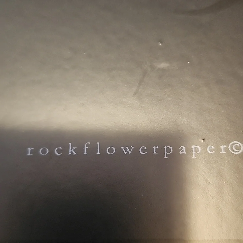 Rockflowerpaper flowers consist