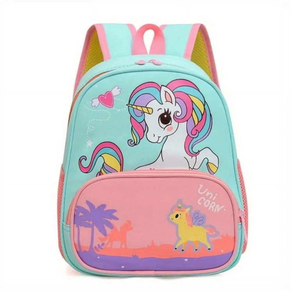 Pink and Blue Child Size Unicorn Backpack