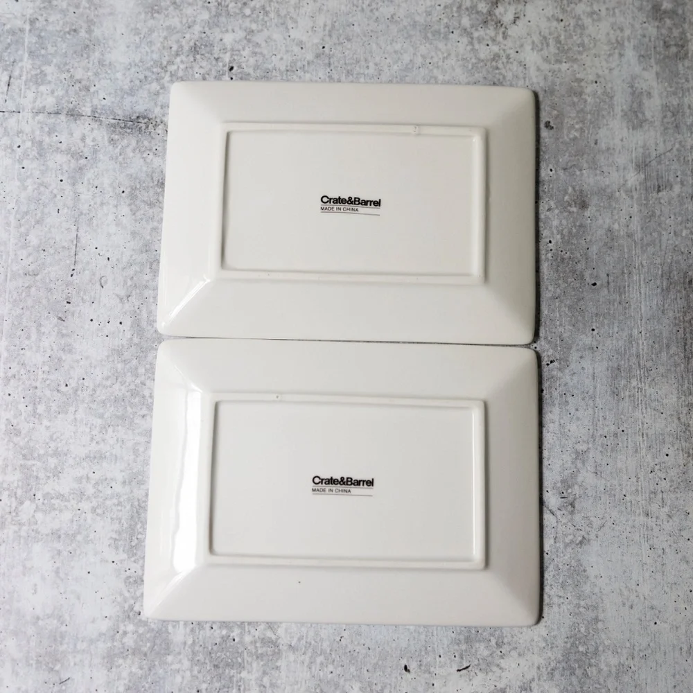 Crate&Barrel set plates