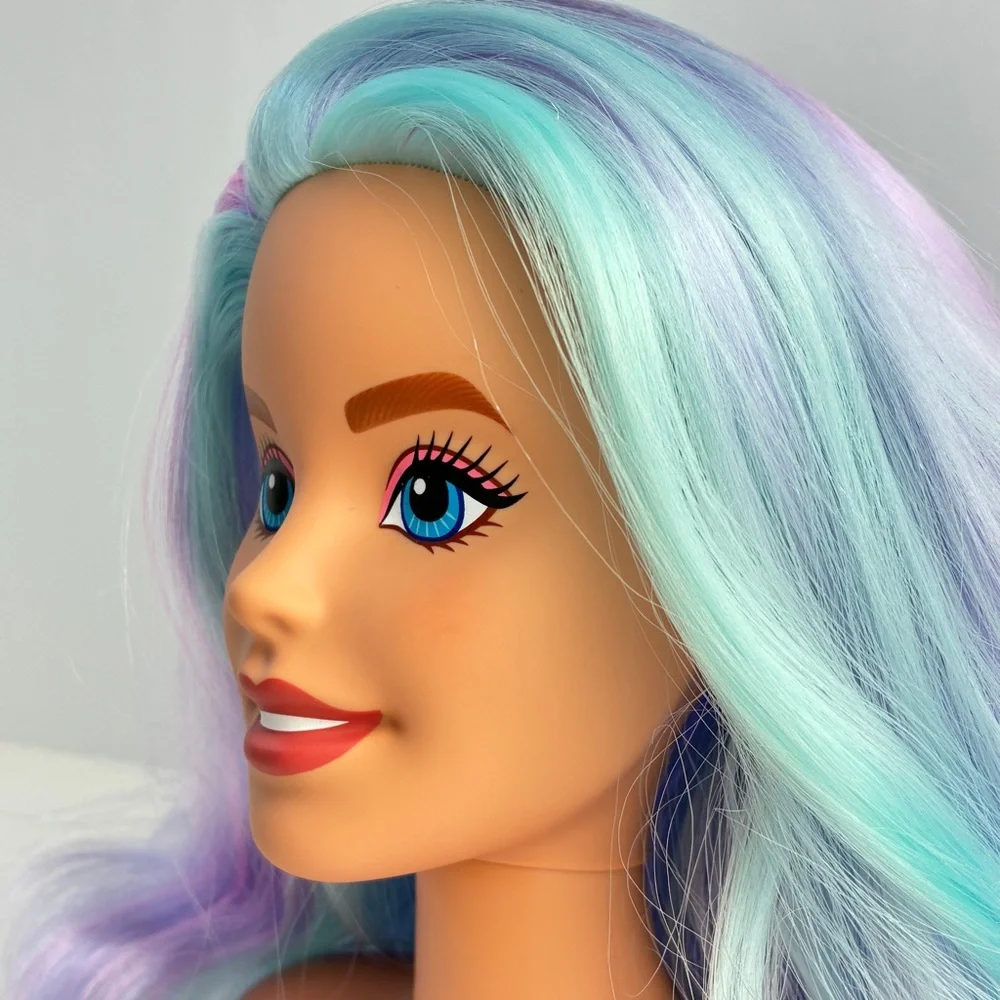 Barbie Fairy Tale Styling Head Pastel Hair Mattel 2022 HMD82