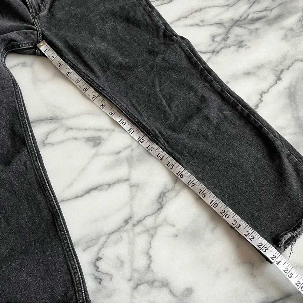 Abercrombie & Fitch Jeans Womens 26 2s Ankle Straight Ultra High Rise Raw Hem