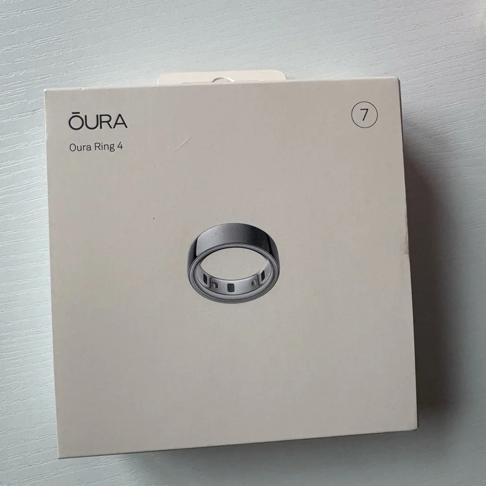 Oura silver ring