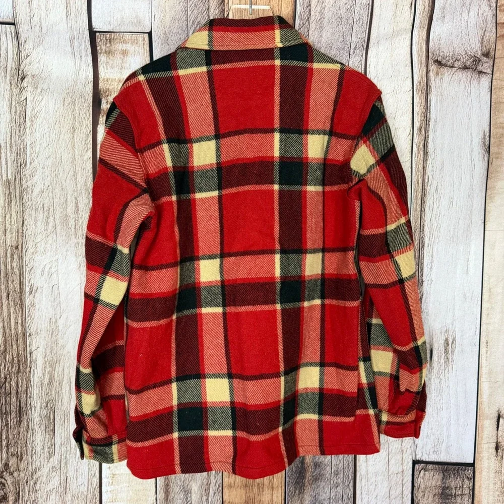 Chippewa Vintage Plaid Shirt Jacket Shacket Wool 70s Heritage Workwear Cabincore