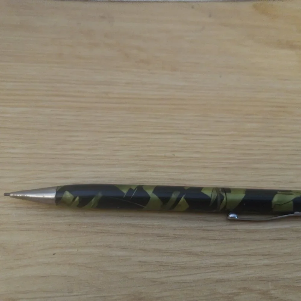 Vintage Mechanical Pencil Eversharp USA Green Black