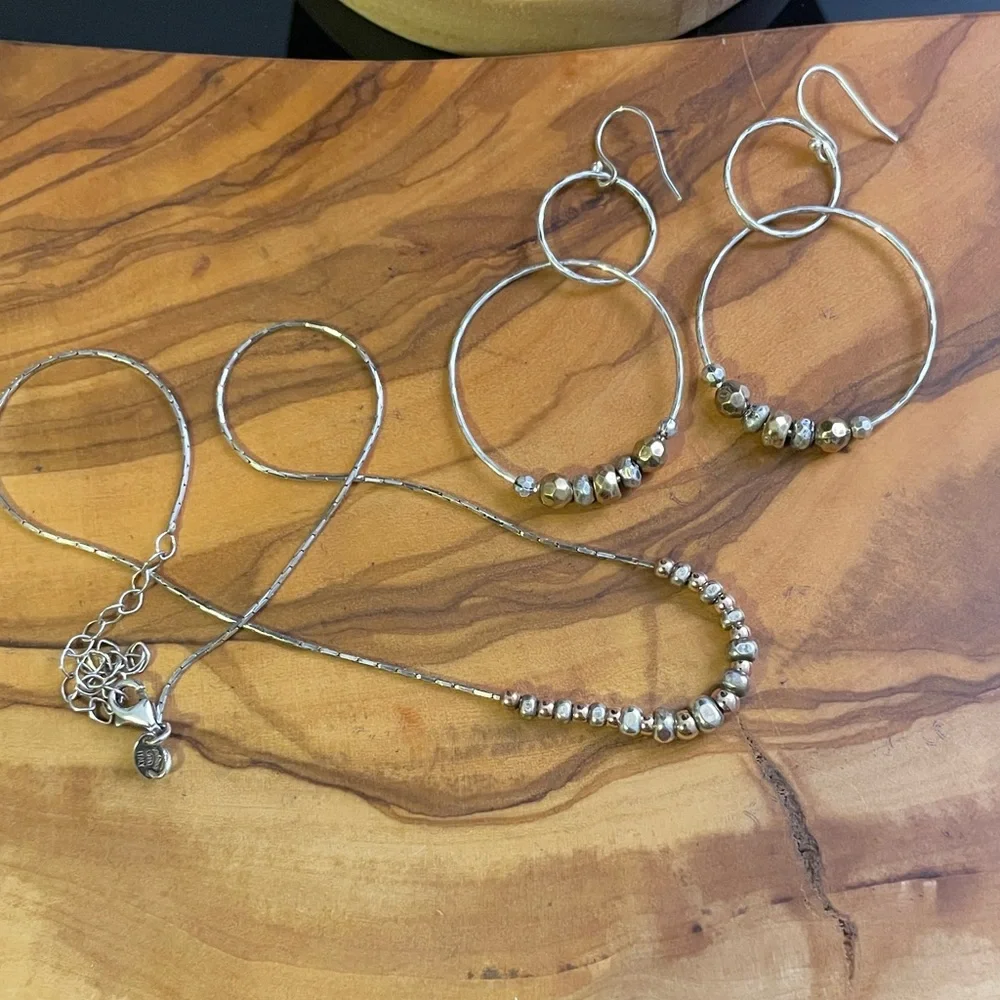 Vintage Dyadema Italy 925 Necklace & Earrings