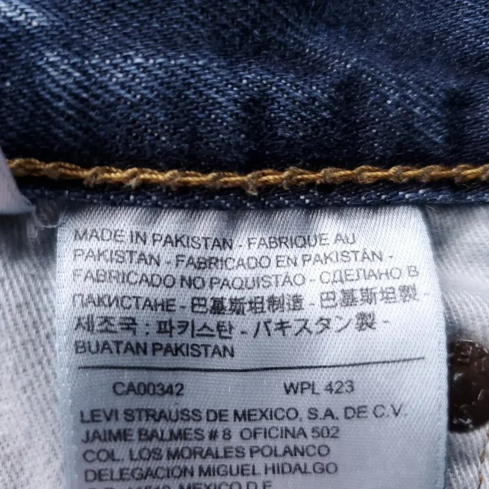 Levis colors stitching style