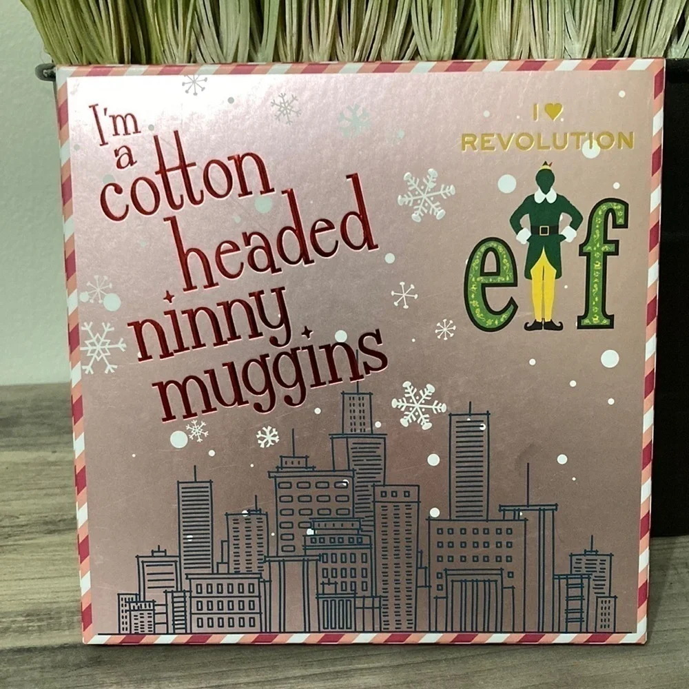 I ❤️ REVOLUTION ELF I'M A COTTON HEADED NINNY MUGGINS EYE SHADOW PALLET