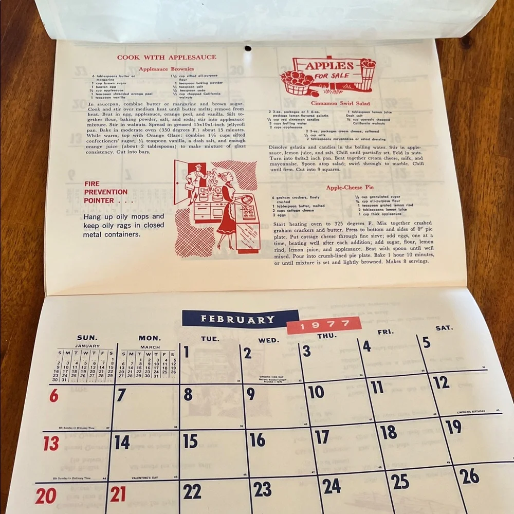 Vtg 1977 Benson Scrap & Steel Advertising Calendar Kankakee, IL 70s Ephemera