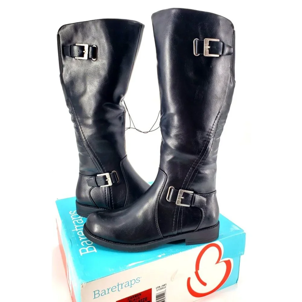 Baretraps 6.5 Tall Boots Woman Carmen Horse Riding Knee-High Shoes Equestrian
