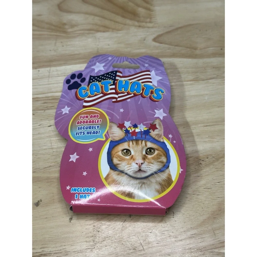 Cat Hats: July 4th Hat (new in box)