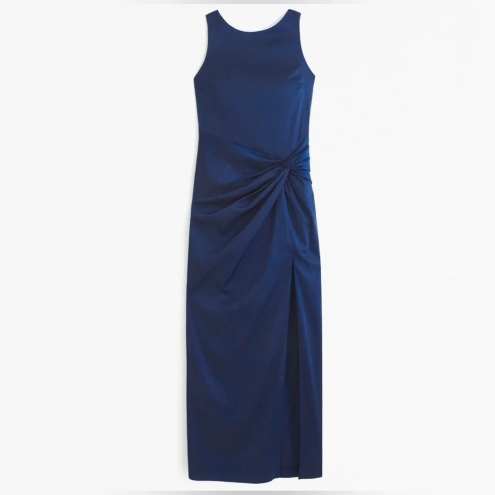 Abercrombie & Fitch Navy Maxi Dress. Size XSP. New with tags
