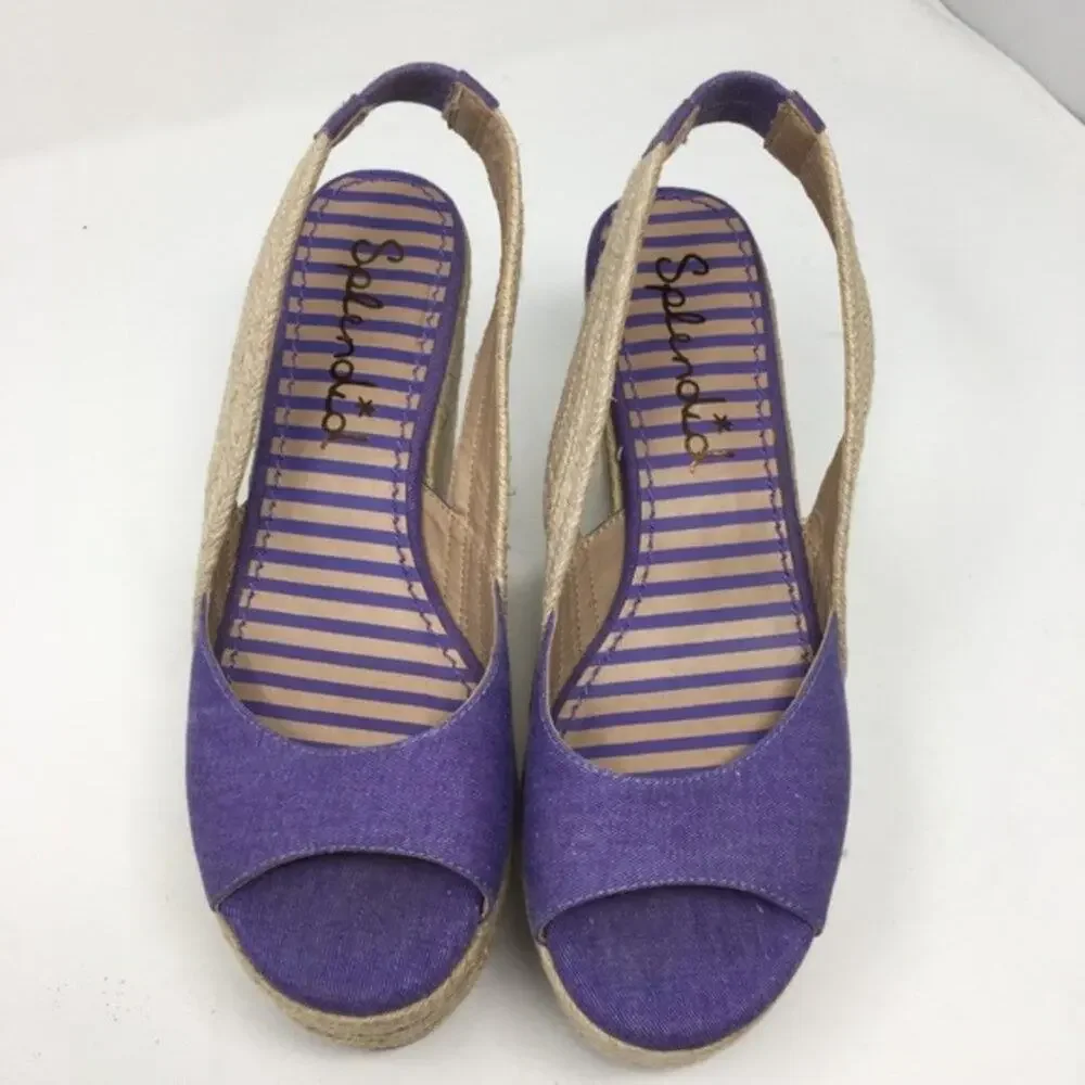 Splendid purple espadrille
