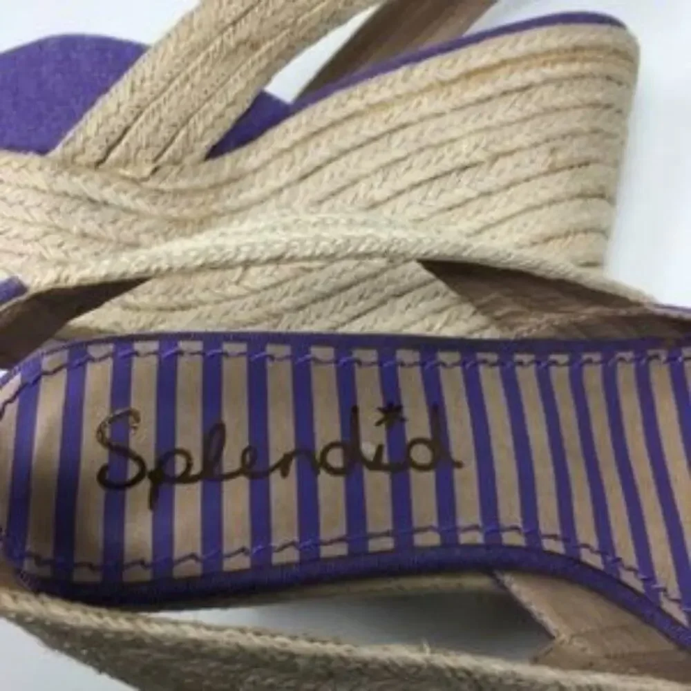 Splendid purple espadrille