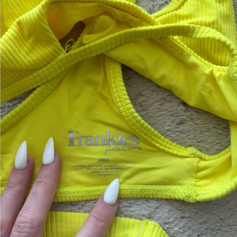 Frankies Bikinis vibrant yellow