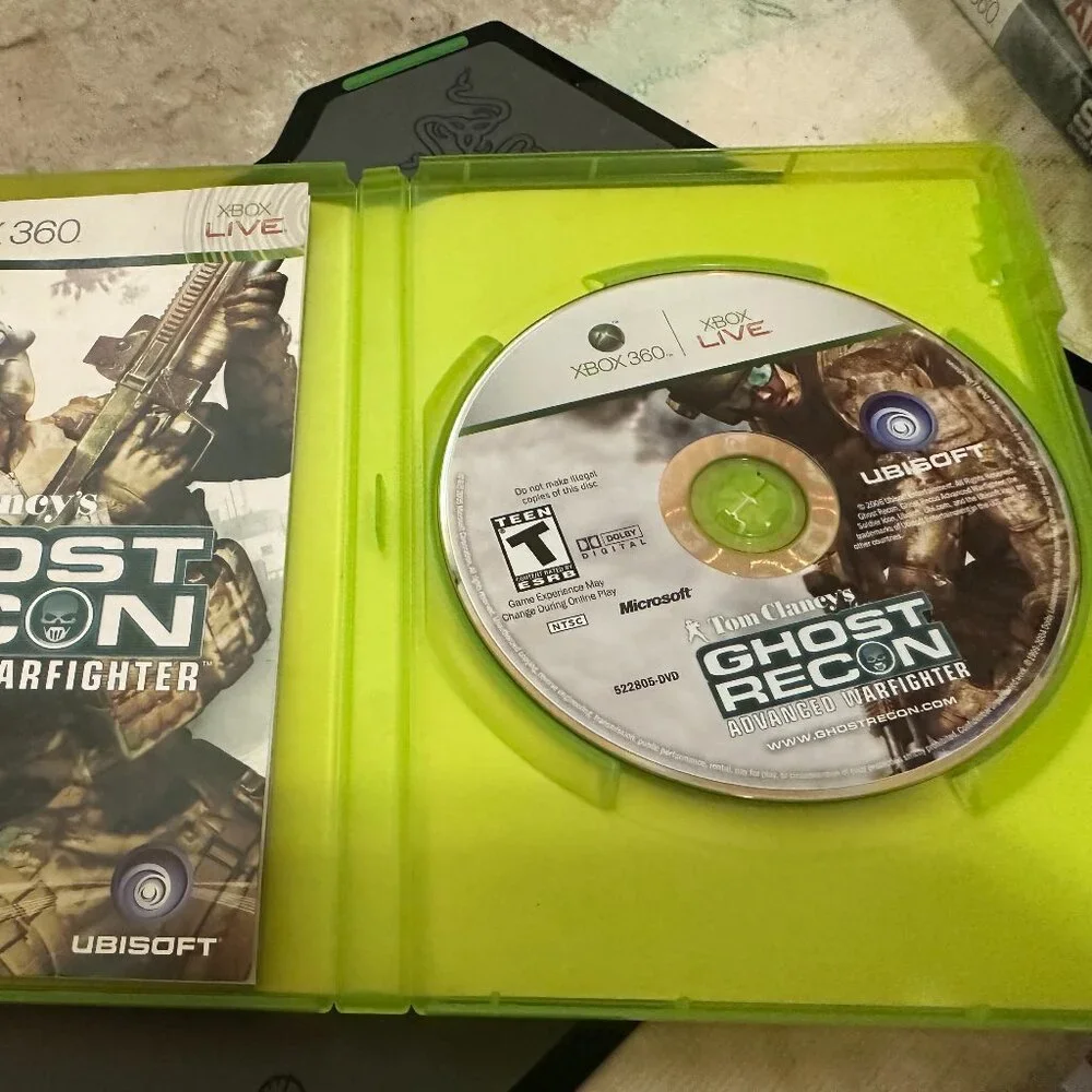 Tom Clancy's Ghost Recon: Advanced Warfighter (Microsoft Xbox 360, 2006) CIB