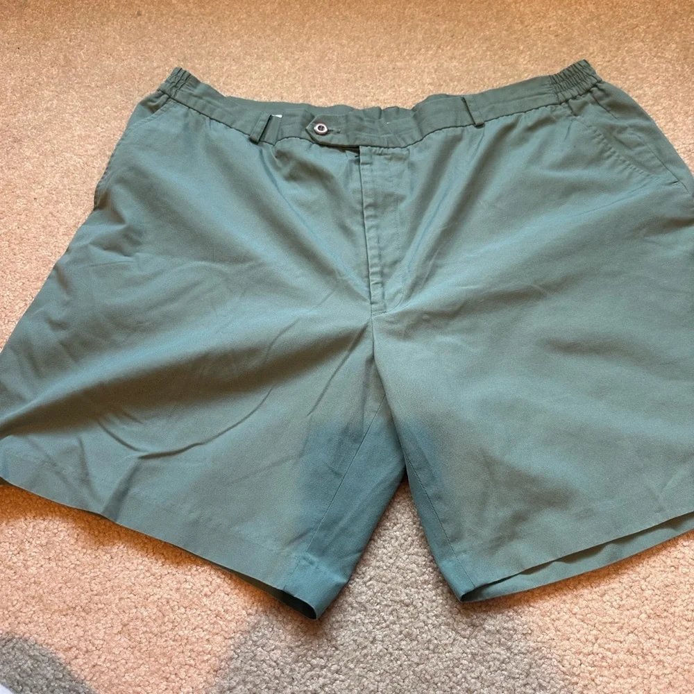 Palmland Club Men’s Vintage Golf Shorts Size 44 Green Retro Summer
