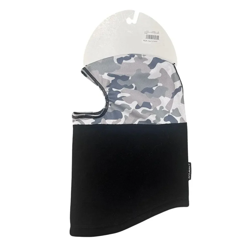 Seirus Jr. Thick-N-Thin Headliner Gray Camo Fleece Neck-Up Balaclava Dry Wicking