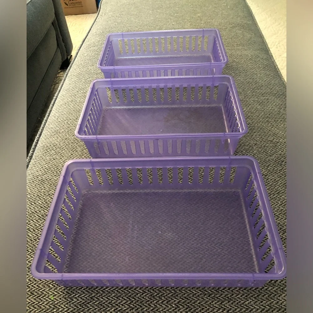 Ekco Plastic Storage Trays (3)