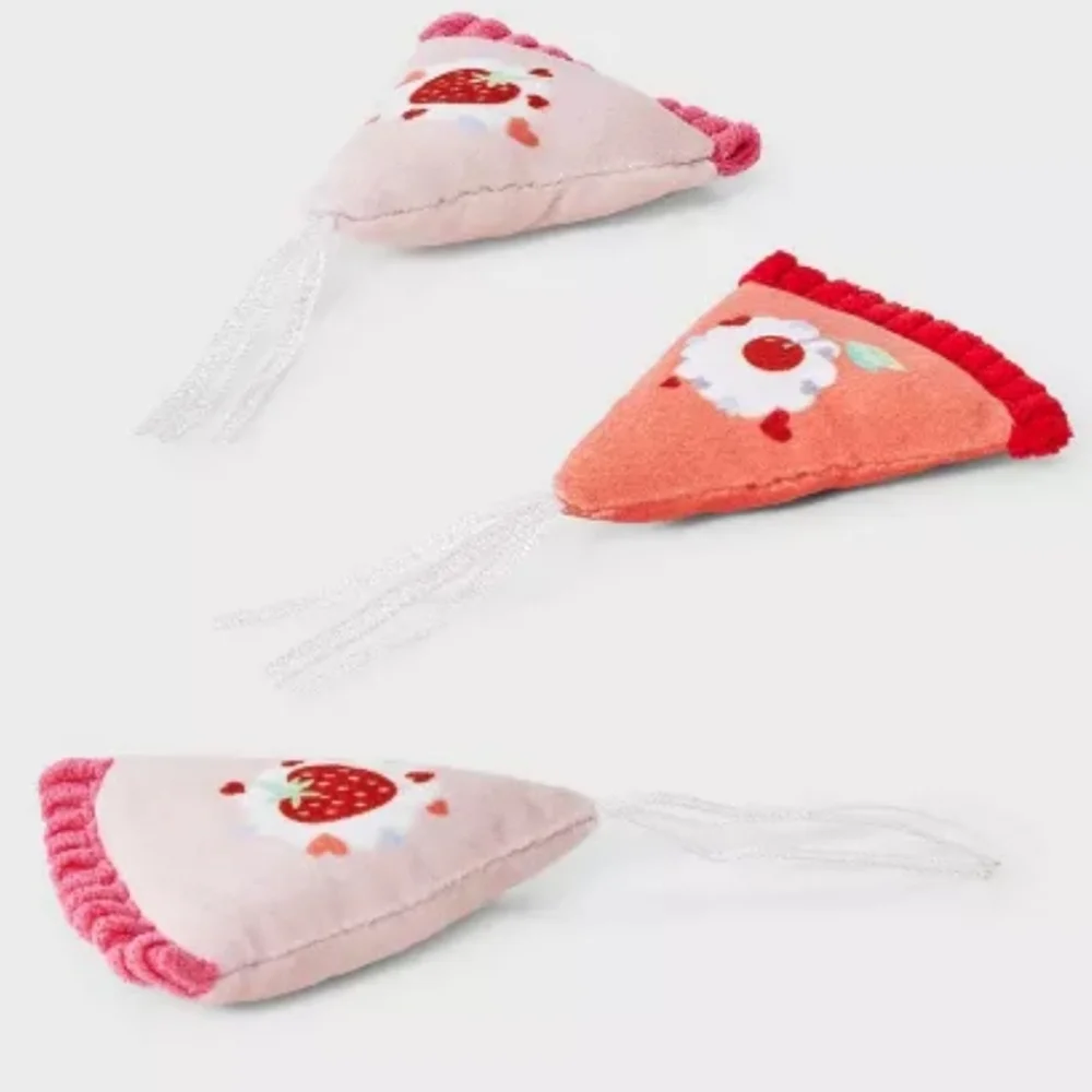 Cake Slices Cat Toy - Boots & Barkley™3ct