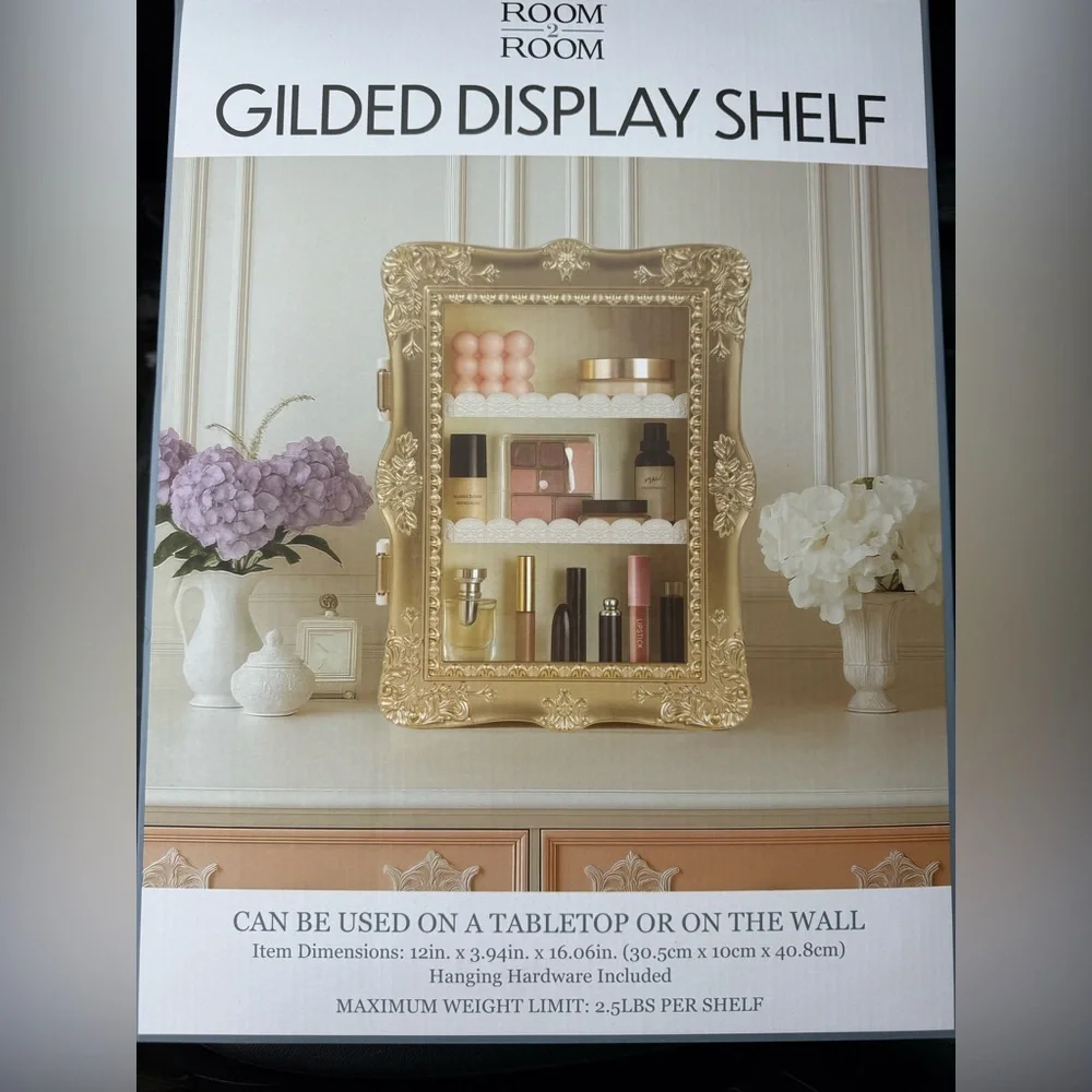 Five Below Gilded Display Shelf