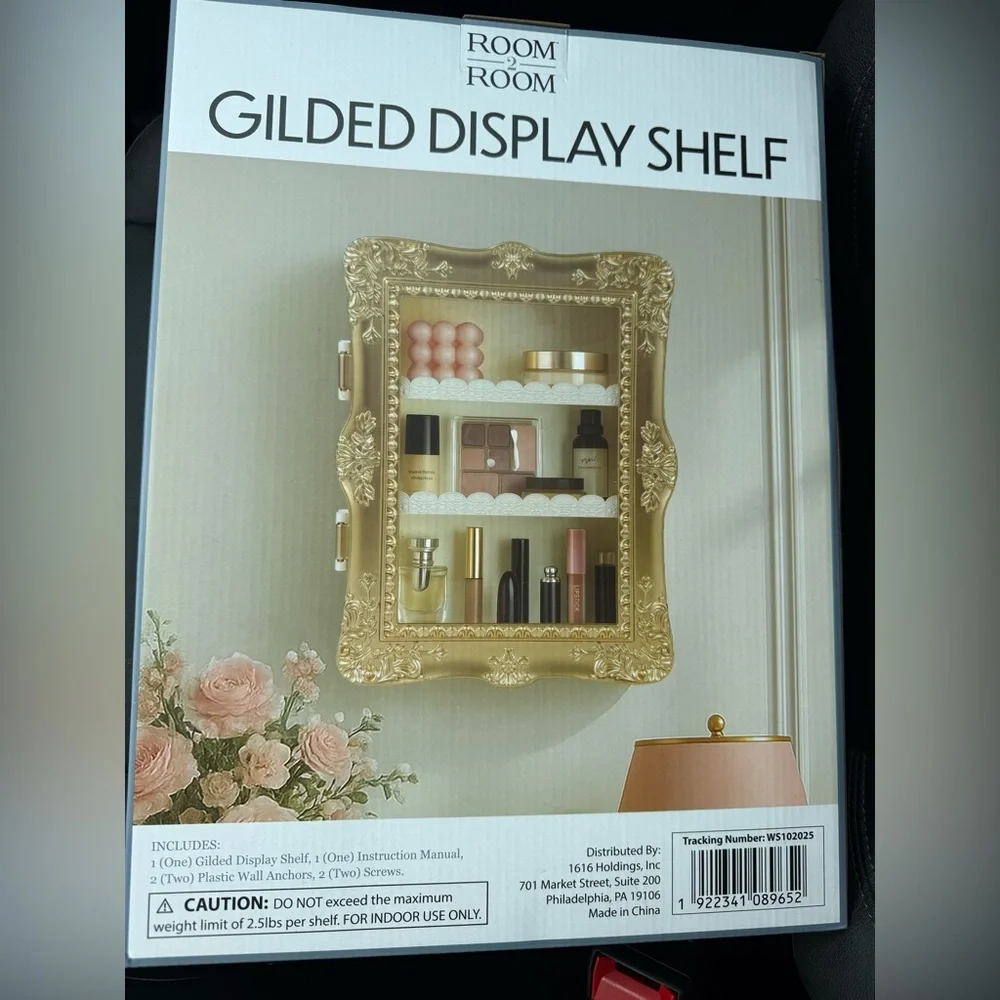 Five Below Gilded Display Shelf