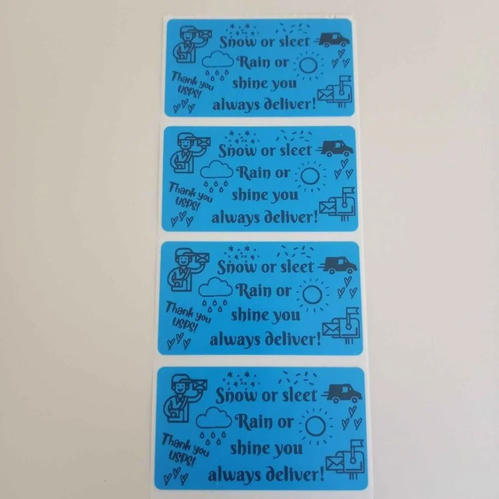💙100 Thanks USPS- Shipping Labels Thermal Packaging Stickers 2.25