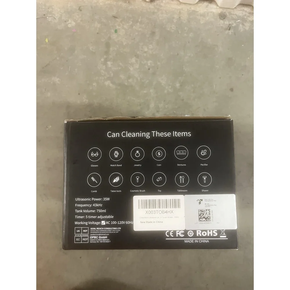 N/A ultrasonic cleaner