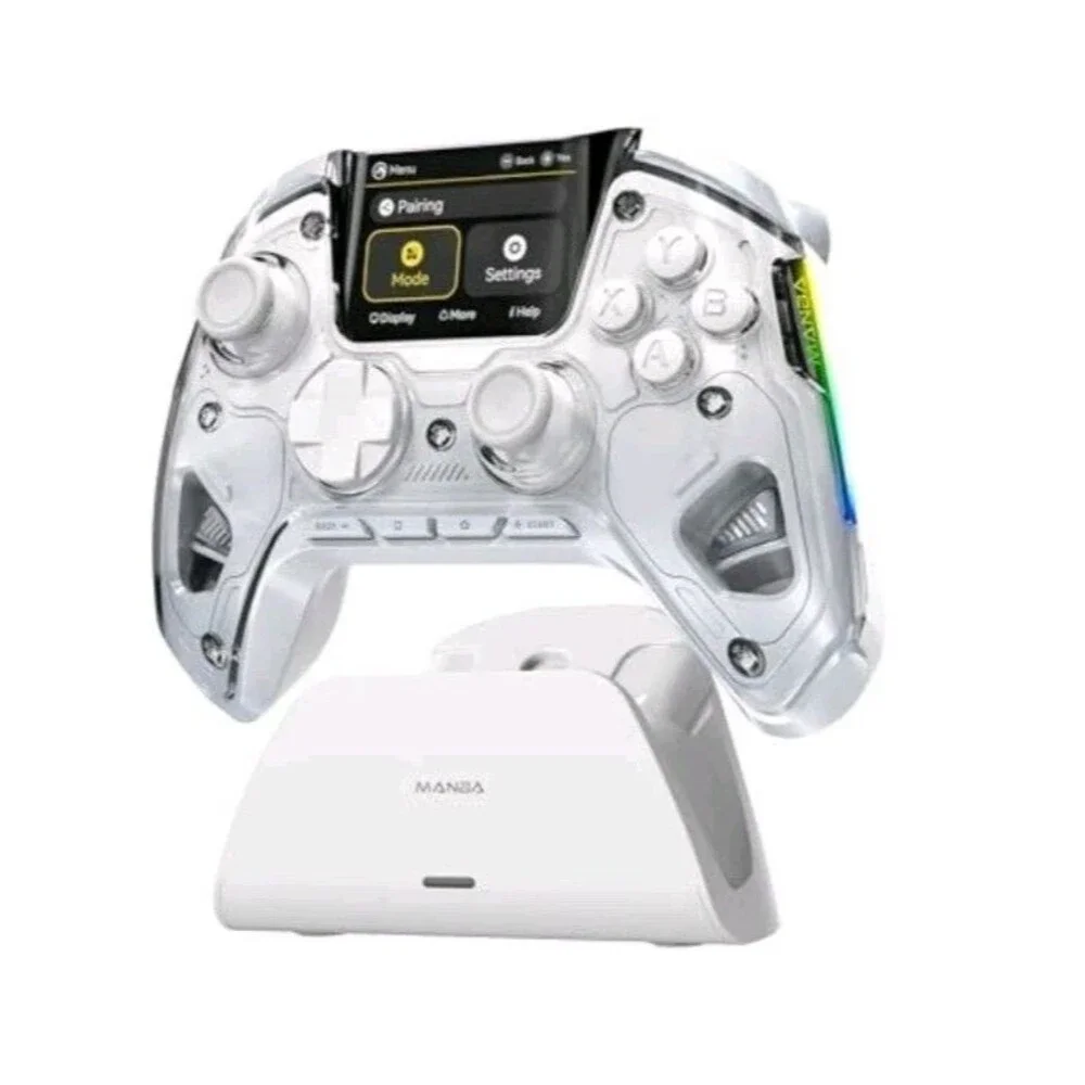 ManbaOne Interactive Screen Wireless Gaming Controller for PC/Switch/Switch