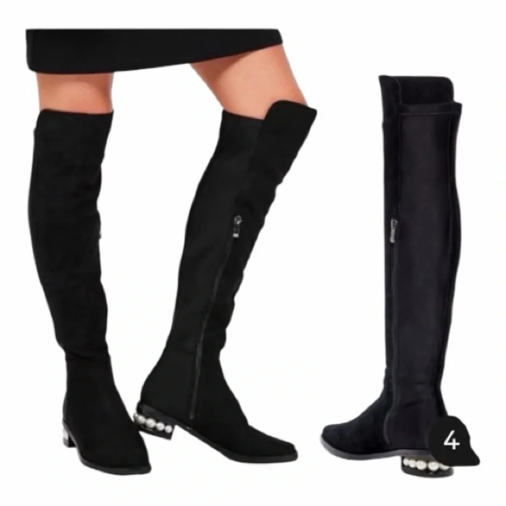 Catherine Malandrino Black Over-the-Knee Boots Women’s Size 6.5