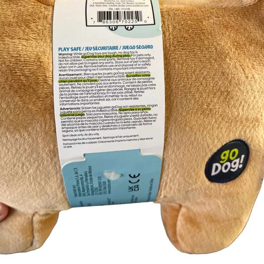 Go Dog! stuffed includes