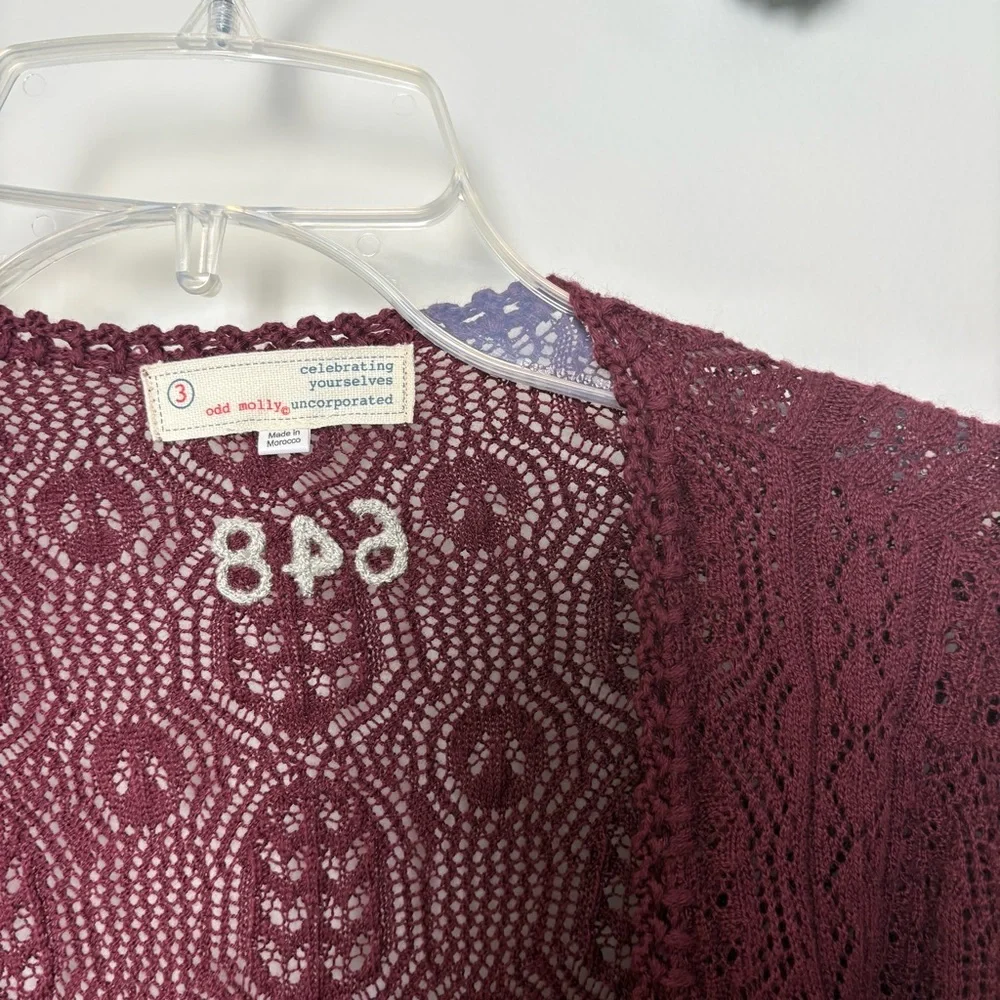 Odd Molly maroon size or