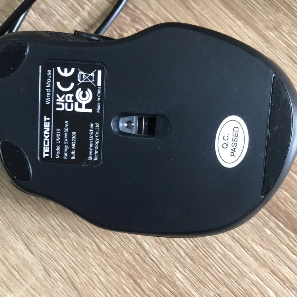 tecknet wired mouse