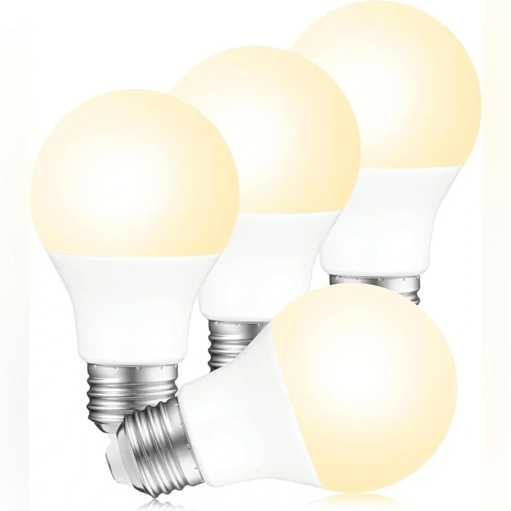 Warm White LED Light Bulbs - Pack of 4