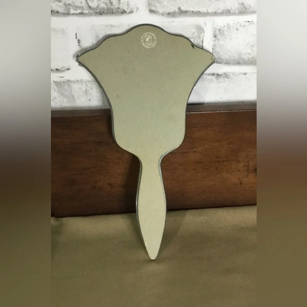 Cesars World Princess Beveled Etched Handheld Vanity Mirror - B245