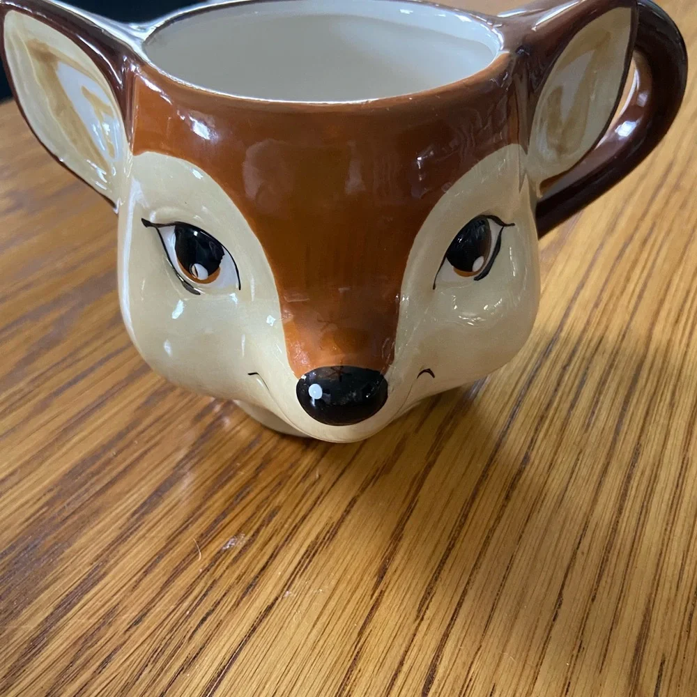 2 Target brand Reindeer Ceramic Mugs