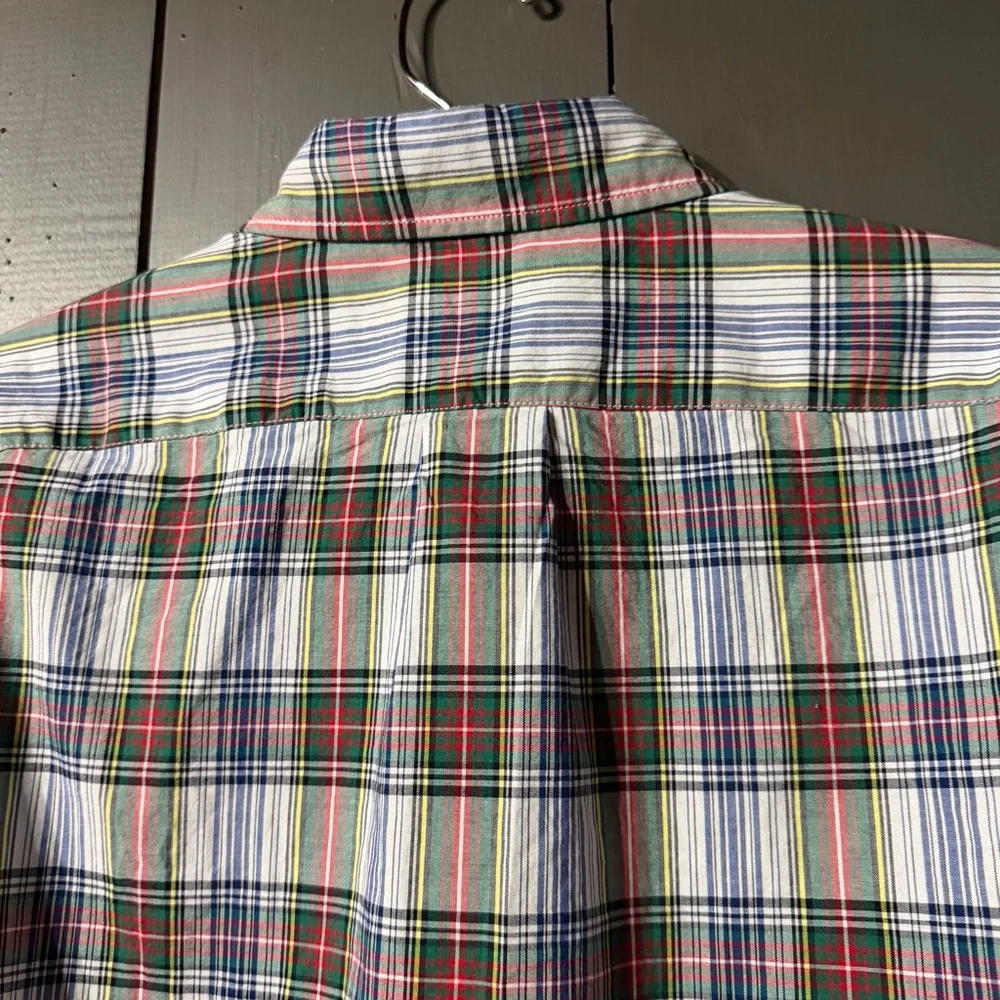 J. Crew vibrant plaid
