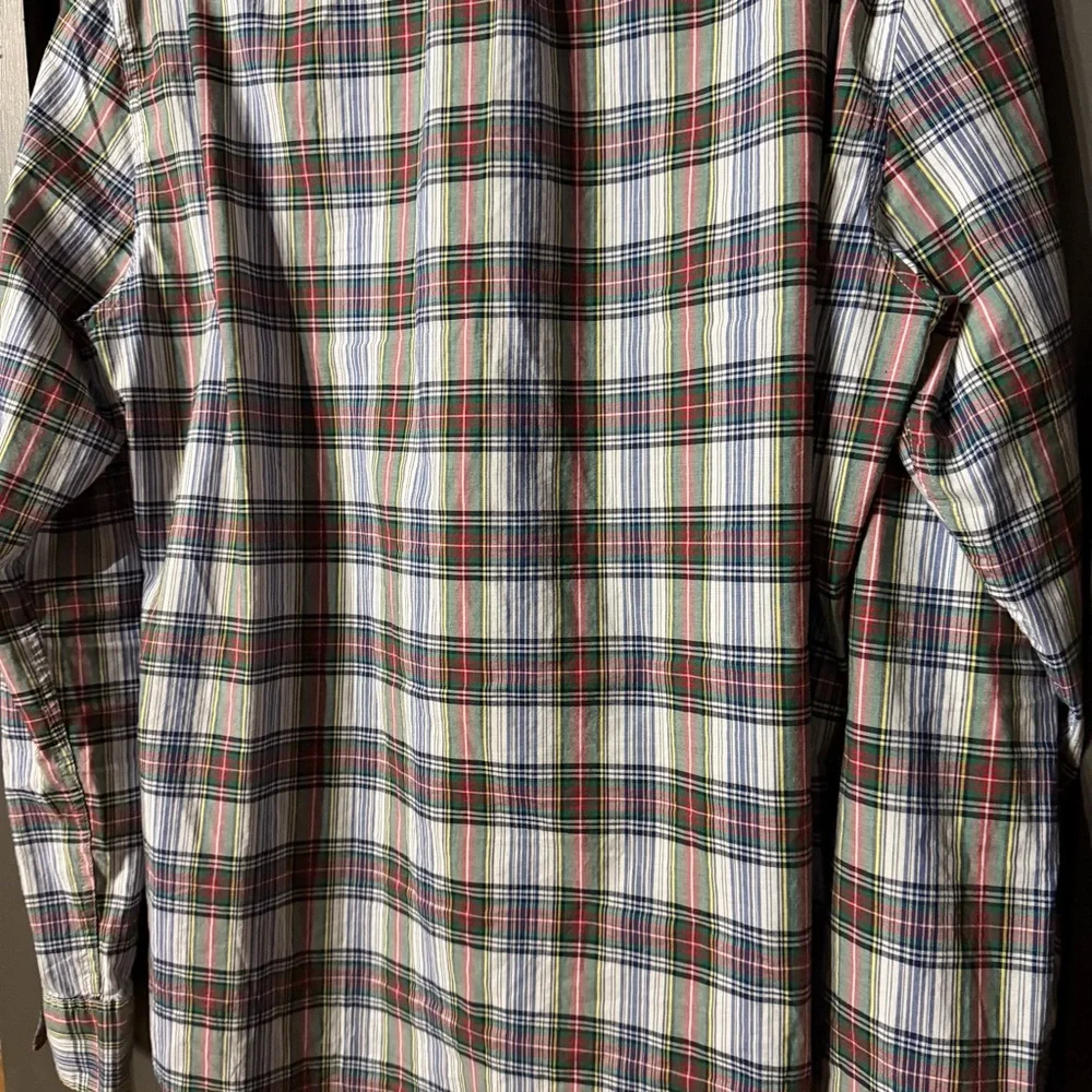 J. Crew vibrant plaid