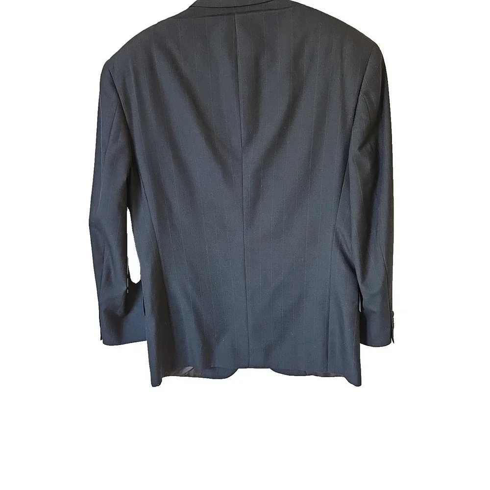 Christian Dior Sport Coat Mens 40R Navy Blue Classic Fit Suit Jacket