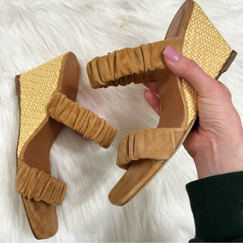 STAUD tan suede