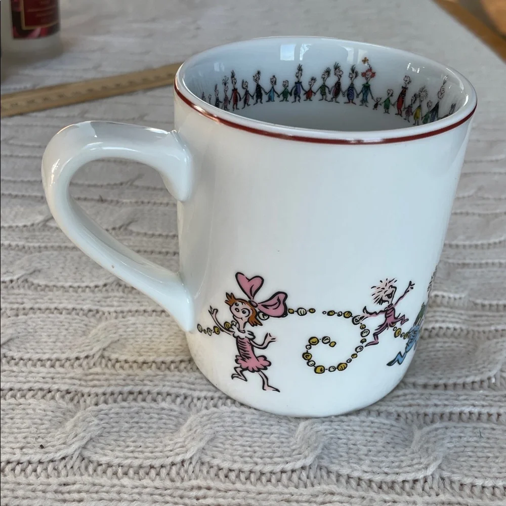 NIB Williams Sonoma Grinch Whoville Mug inspired by Dr. Seuss' How the Grinch