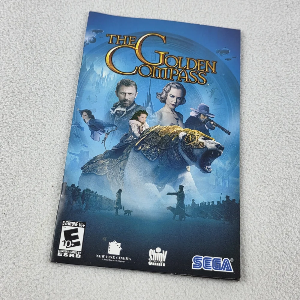 The Golden Compass Video Game Sony Playstation 2 PS2 Complete With Manual