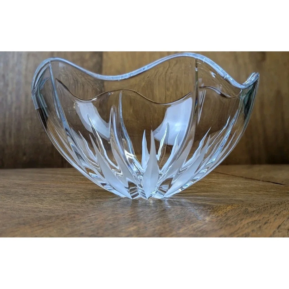 Vintage Crystal Mikasa Flame D'Amore Bowl Pattern 10